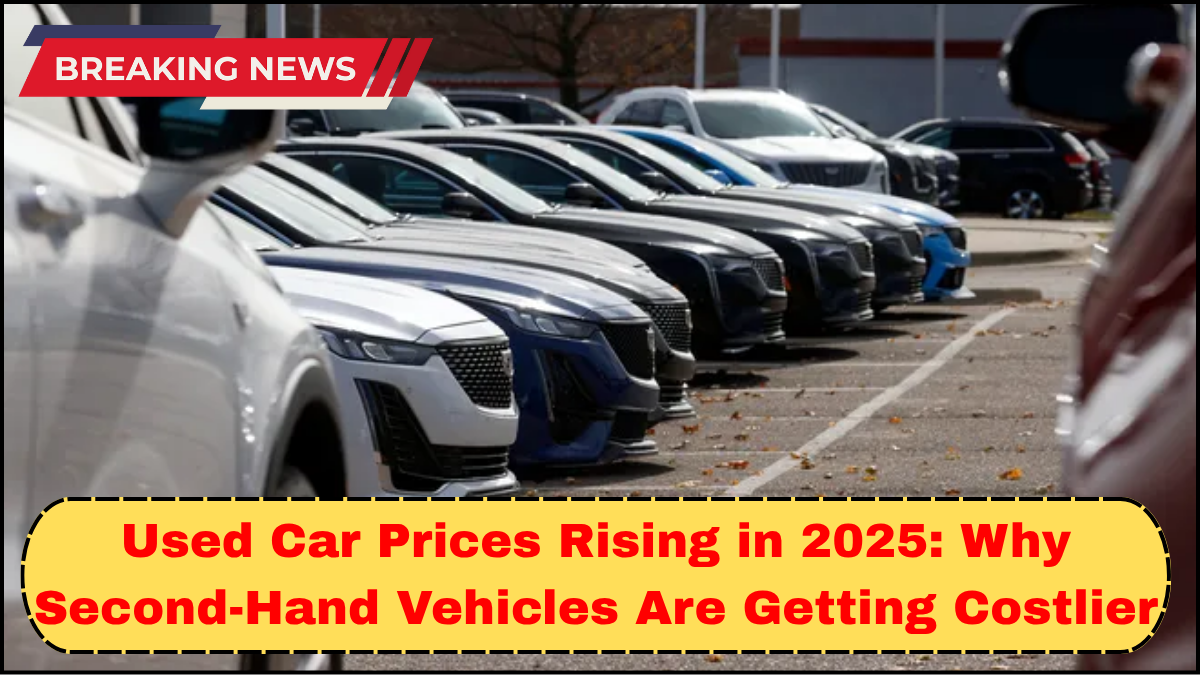Used Car Prices Rising in 2025: Why Second-Hand Vehicles Are Getting Costlier
