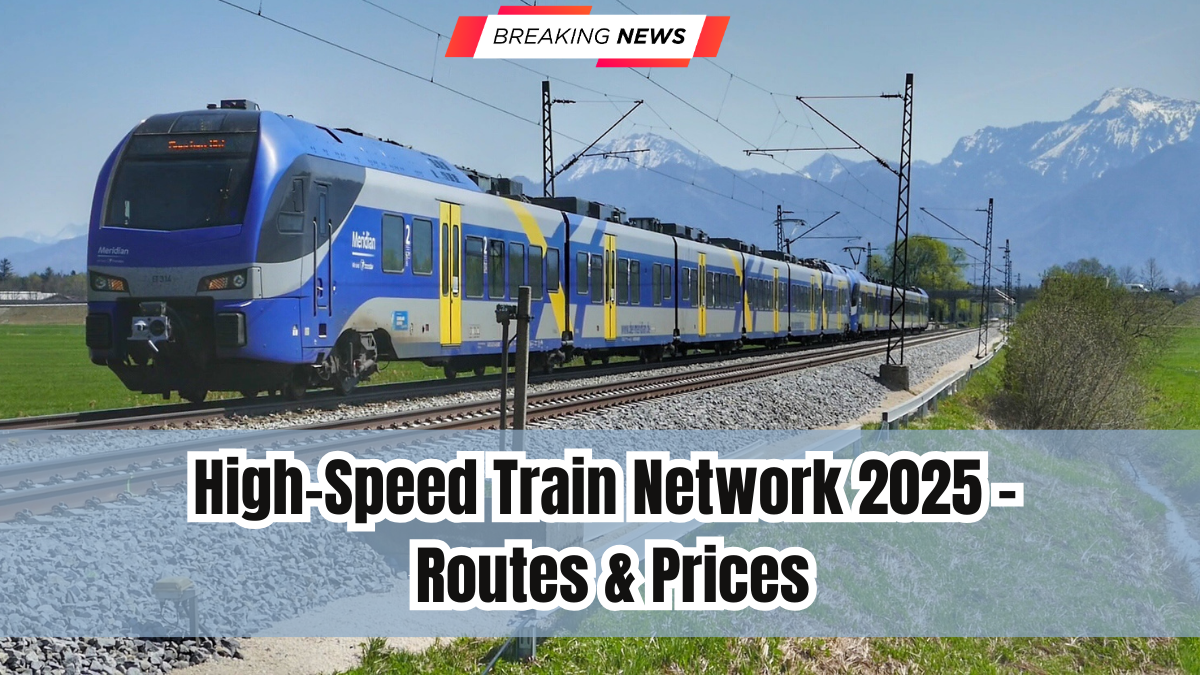 High-Speed Train Network 2025 – Routes & Prices