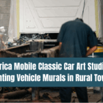 South Africa Mobile Classic Car Art Studio 2025 – Painting Vehicle Murals in Rural Towns