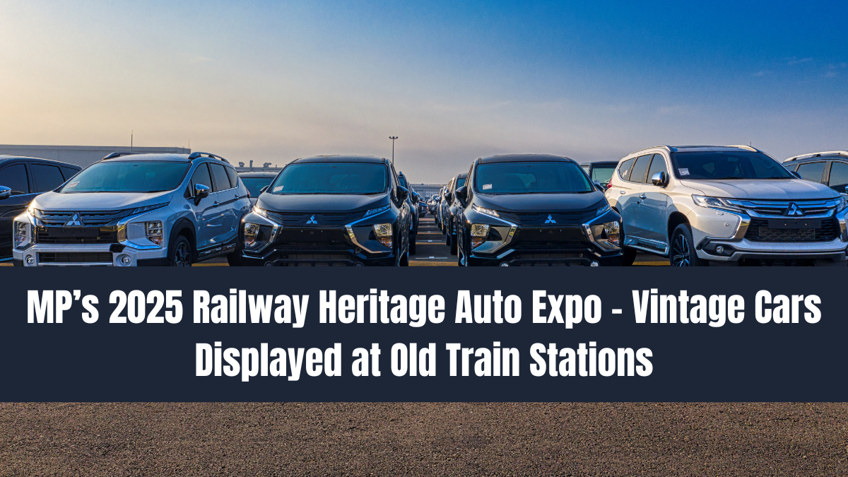 MP’s 2025 Railway Heritage Auto Expo – Vintage Cars Displayed at Old Train Stations