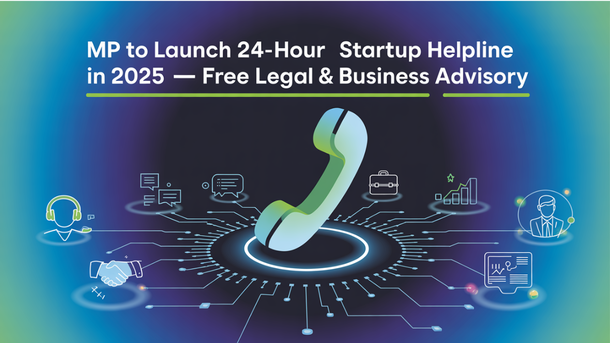 MP to Launch 24-Hour Startup Helpline in 2025 – Free Legal & Business Advisory