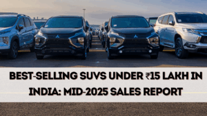 Best-Selling SUVs Under ₹15 Lakh in India: Mid-2025 Sales Report