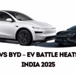 Tesla vs BYD – EV Battle Heats Up in India 2025