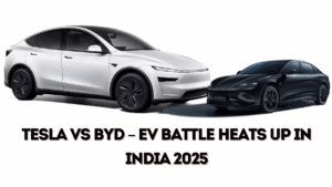 Tesla vs BYD – EV Battle Heats Up in India 2025